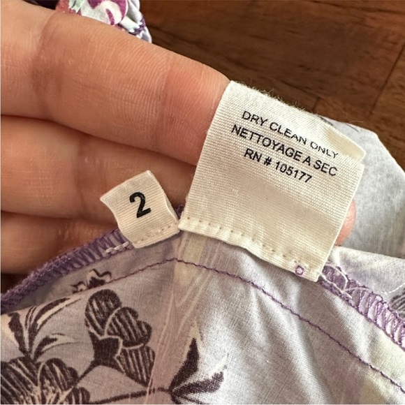 NWOT Ulla Johnson Dasha Popelin Ruffle Tier Purple Zinnia Floral Midi Dress - Picture 9 of 16